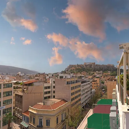 Top-Floor Athens Studio With Stunning Views Of The Parthenon Exterior photo