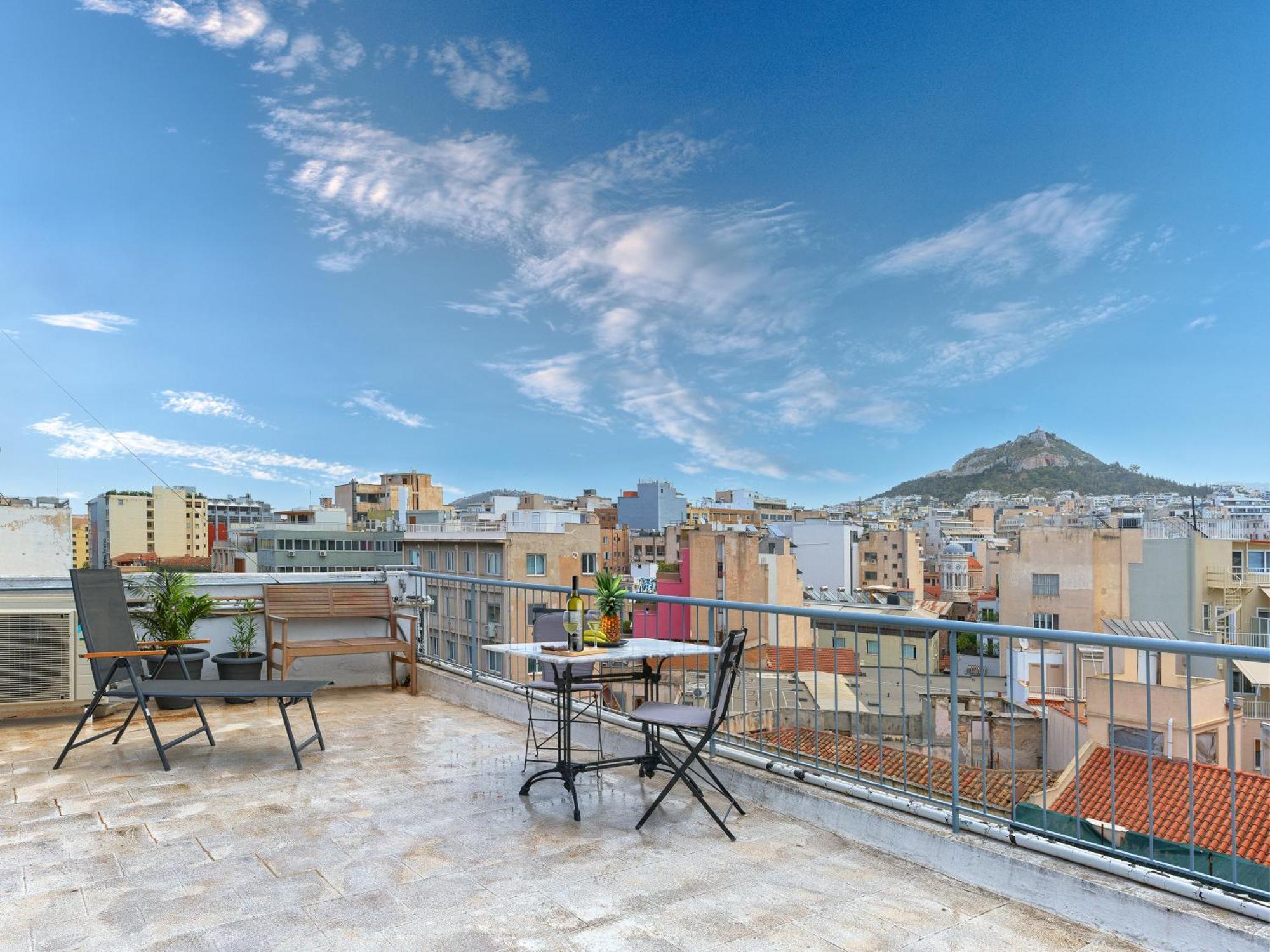 Top-floor With Stunning Views Of The Parthenon Αθήνα