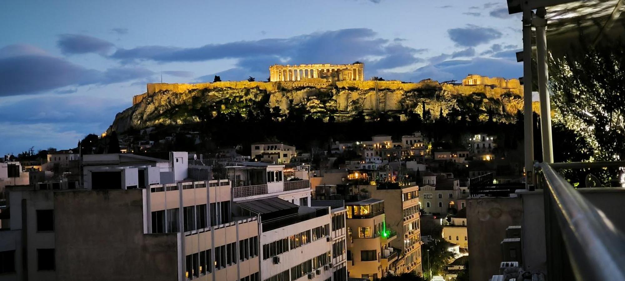 Apartment Top-floor With Stunning Views Of The Parthenon Athens